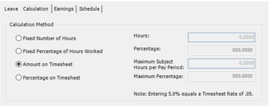 Sick Leave MIP Fund Accounting