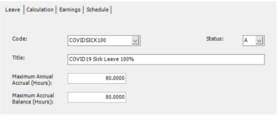 Sick Leave MIP Fund Accounting
